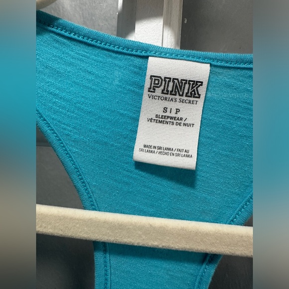 PINK Blue Racerback Tank - Picture 2 of 5